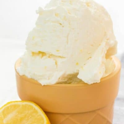 No-Churn Lemon Ice Cream