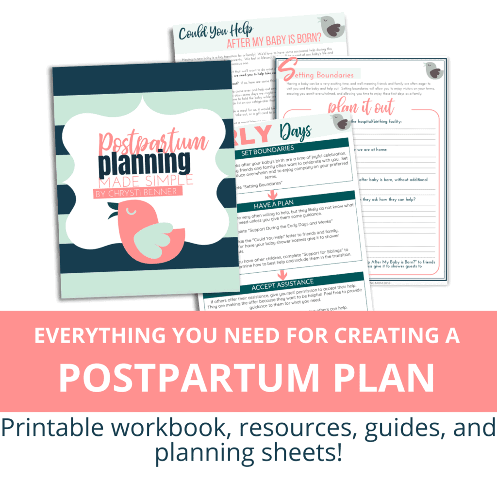 Postpartum Planning Made Simple Upgrade Margin Making Mom®