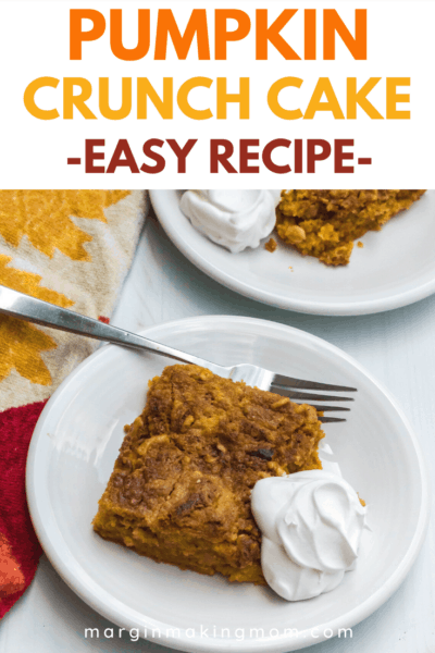 Deliciously Easy Pumpkin Crunch Cake for Fall - Margin Making Mom®