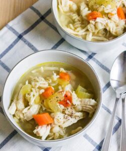 Easy Instant Pot Chicken Barley Soup - Margin Making Mom®