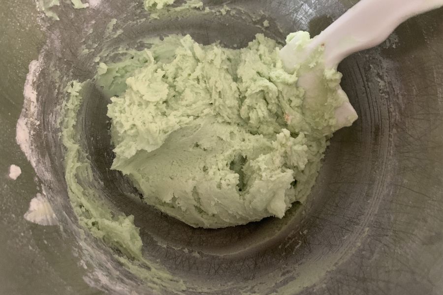 cookie batter for pistachio pudding cookies