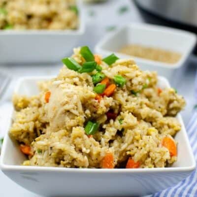 Super Easy Instant Pot Chicken Fried Rice