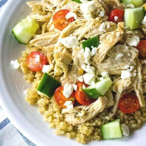 Frozen chicken and discount quinoa instant pot