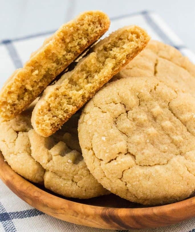 Easy Soft-Baked Pancake Mix Peanut Butter Cookies - Margin Making Mom®