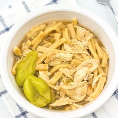 Easy Instant Pot Mississippi Chicken and Noodles