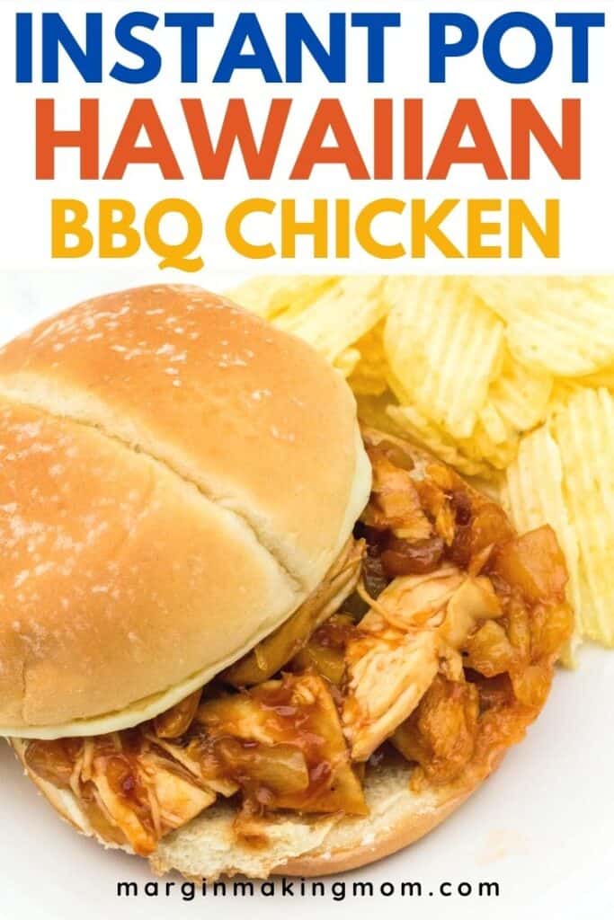 Easy Instant Pot Hawaiian BBQ Pulled Chicken Margin Making Mom®