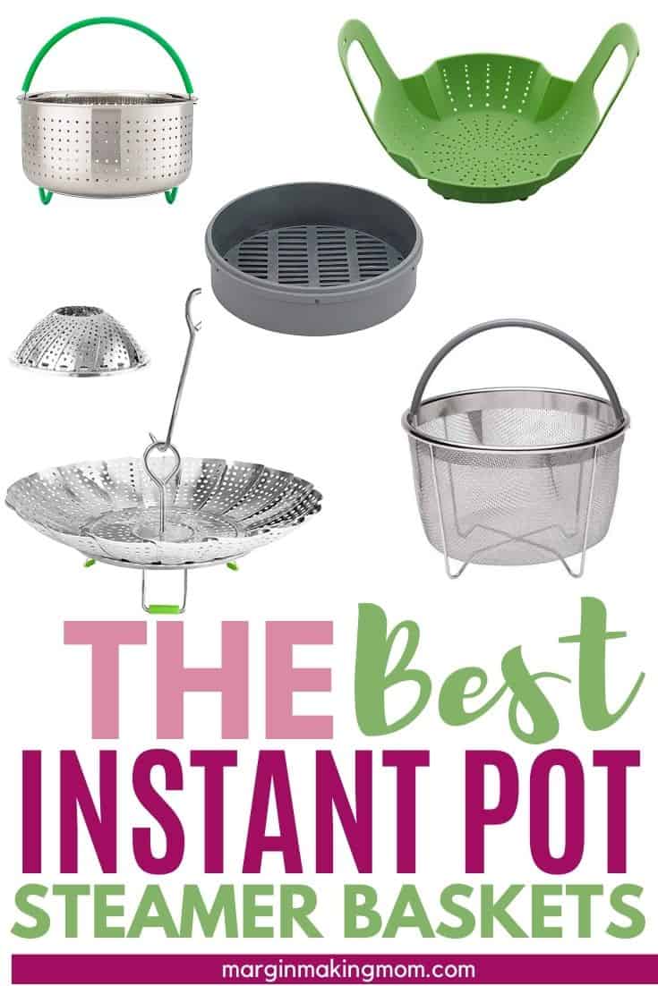 Instant Pot Official Mesh Steamer Baskets - Set of 2, Small and Large