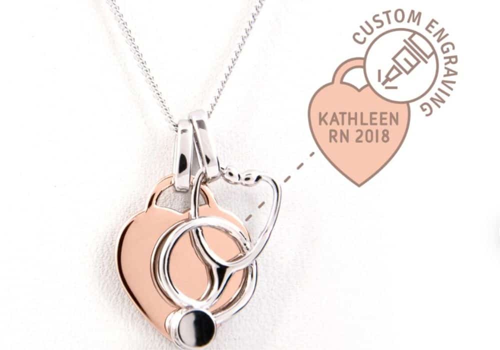 Nurse jewelry available on Etsy as a gift for nurses