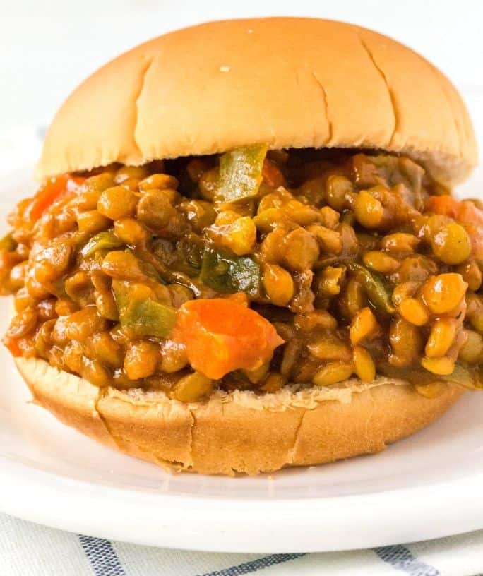 Instant Pot Lentil Sloppy Joes