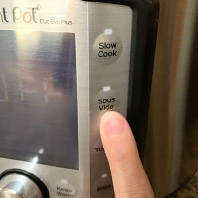 How to Use the Instant Pot Sous Vide Function