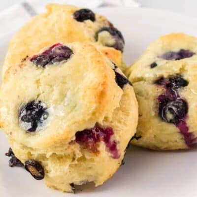 Easy Homemade Blueberry Biscuits