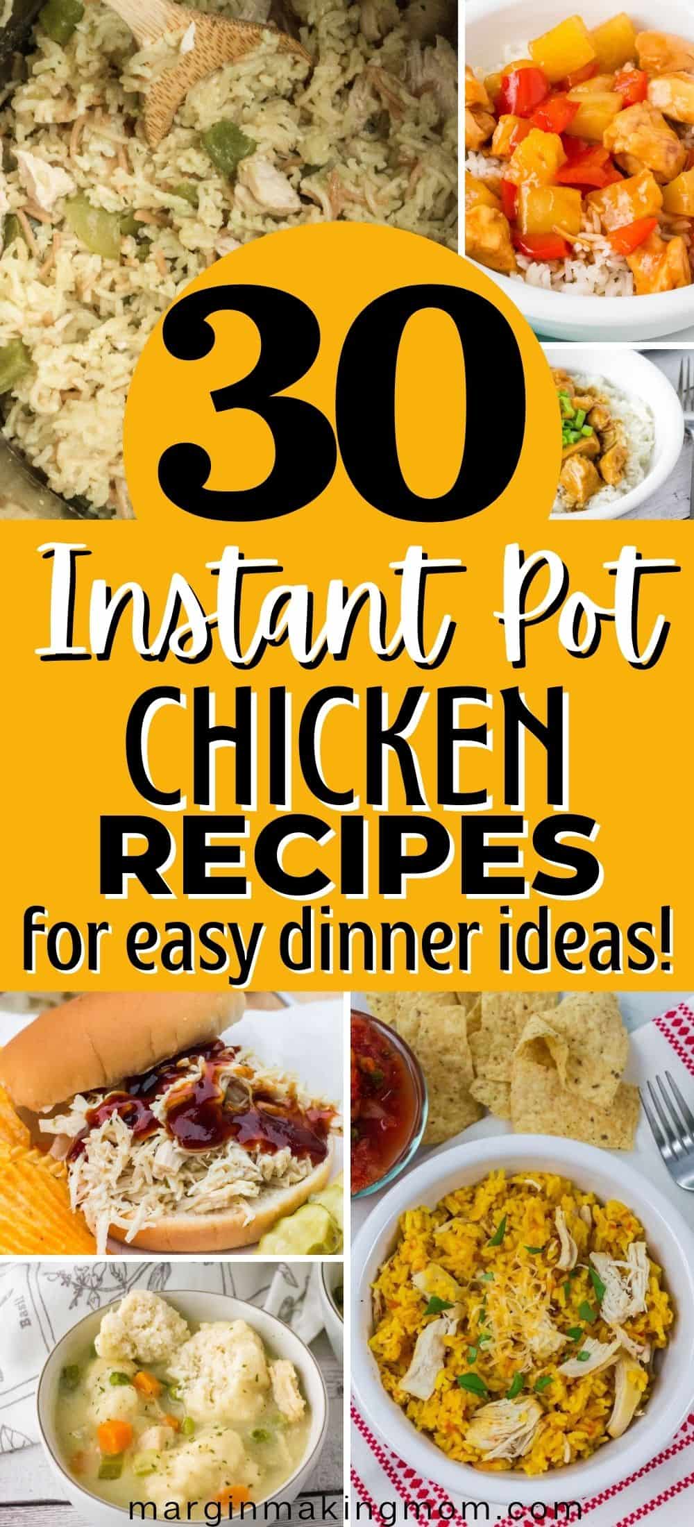 28+ Instant Pot Chicken Recipes - Easy & Flavorful!