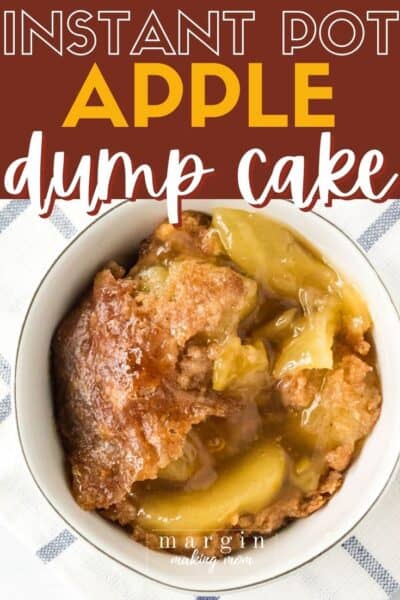 Easy Instant Pot Apple Dump Cake - Just 3 Ingredients! - Margin Making Mom®