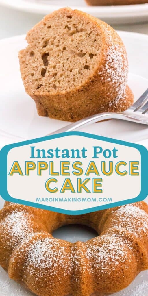 Super Easy Instant Pot Applesauce Cake Margin Making Mom®