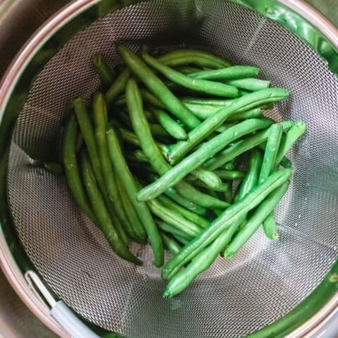 Instant pot green 2025 beans without steamer basket