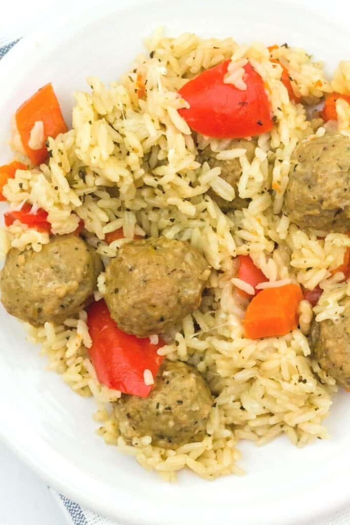 How to Make Delicious Cheesy Italian Instant Pot Meatballs and Rice