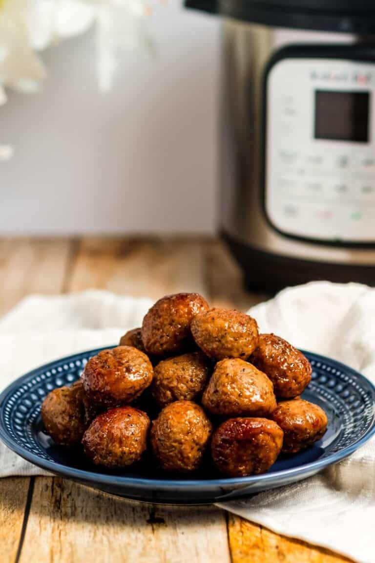 Quick and Easy Instant Pot Cocktail Meatballs Margin Making Mom®