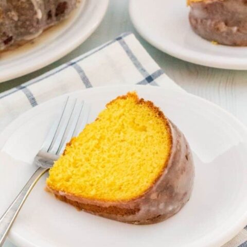 Iced Meyer Lemon Cake - Oh Sweet Basil