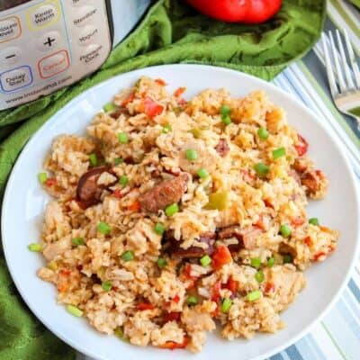Easy Instant Pot Jambalaya with Chicken and Sausage