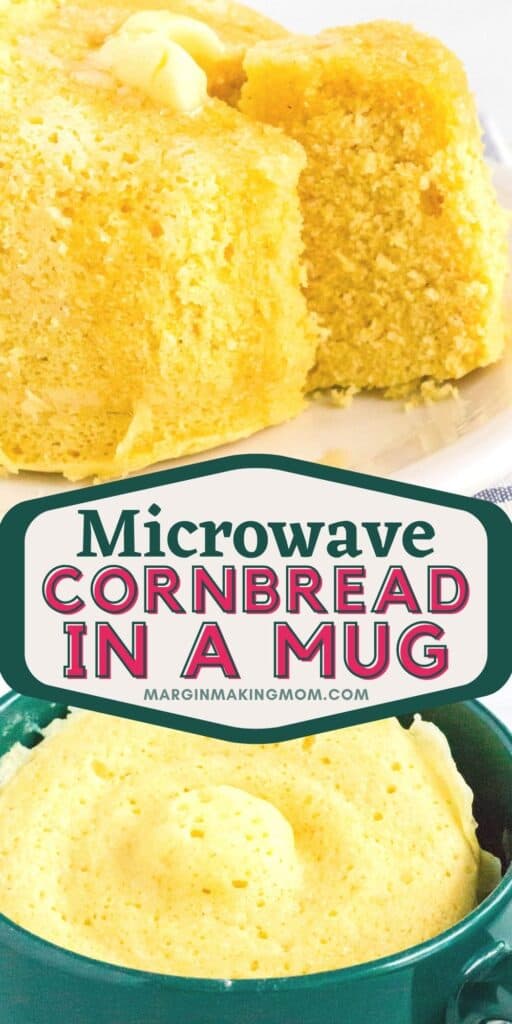 Easy Microwave Cornbread in a Mug Margin Making Mom®