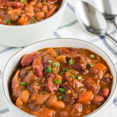 Easy Instant Pot Bean Soup with Ham