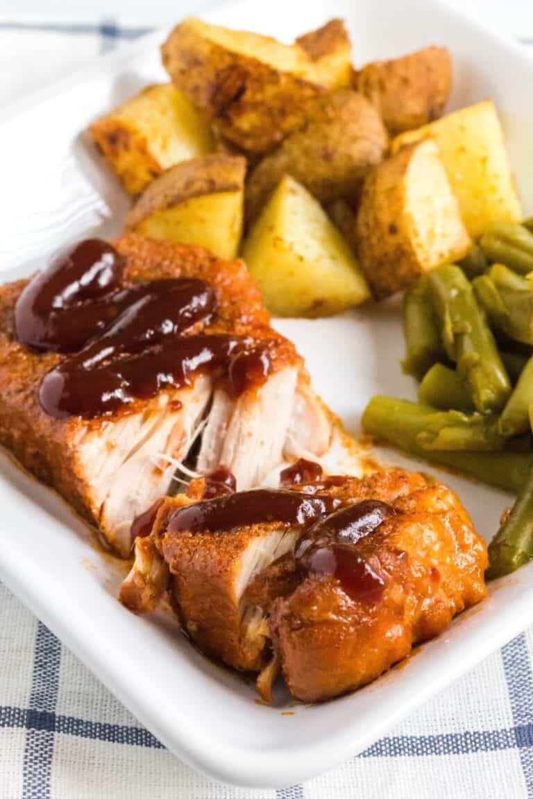 Easy Instant Pot BBQ Pork Chops Margin Making Mom®