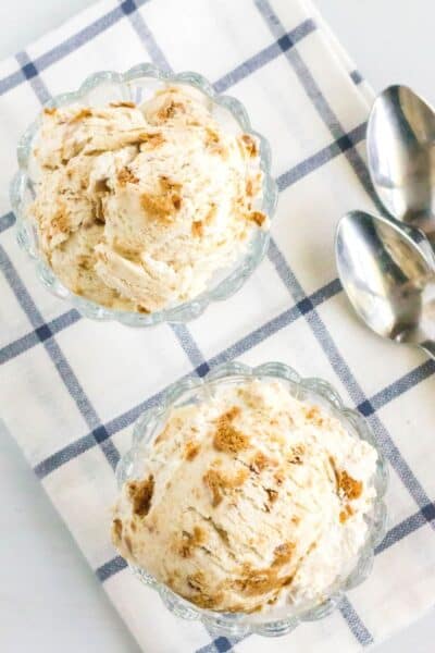 Easy Biscoff Ice Cream (No-Churn Speculoos Ice Cream) - Margin Making Mom®