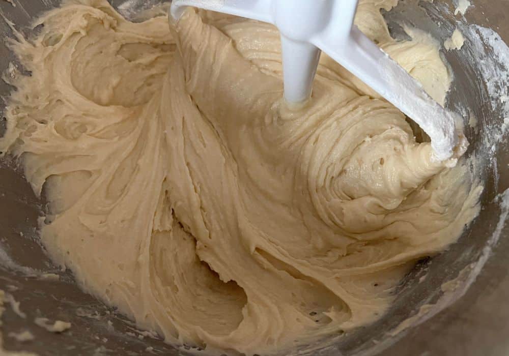 batter for Amish cinnamon bread