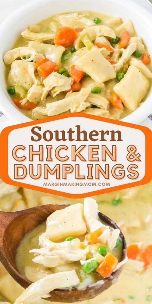 Old-Fashioned Southern Chicken And Dumplings - Margin Making Mom®