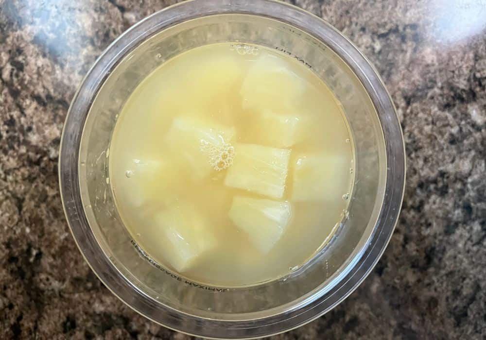 Easy Ninja creami Pineapple Sorbet - Lifestyle of a Foodie