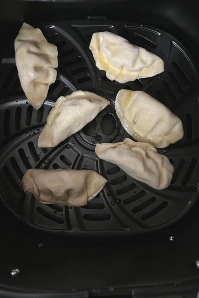 Easy Air Fryer Frozen Dumplings (Potstickers) Margin Making Mom®