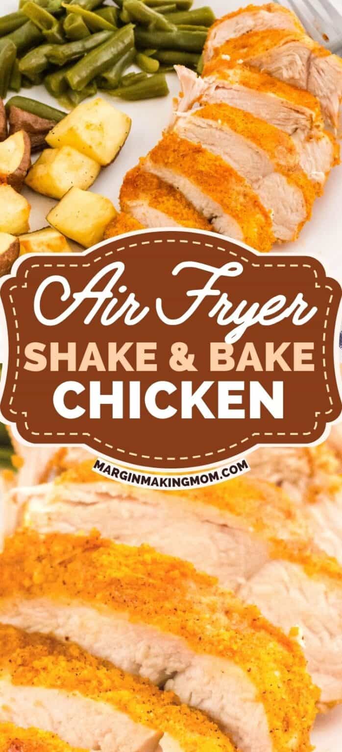 Easy Air Fryer Shake and Bake Chicken Margin Making Mom®