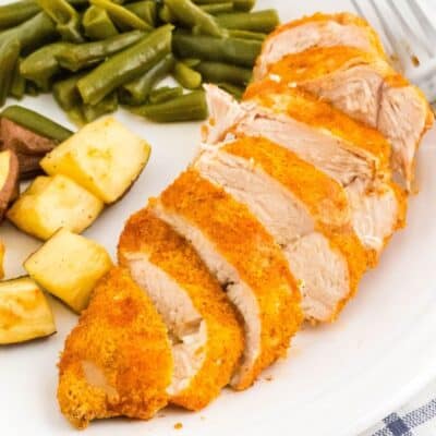 Shake n bake chicken breasts.