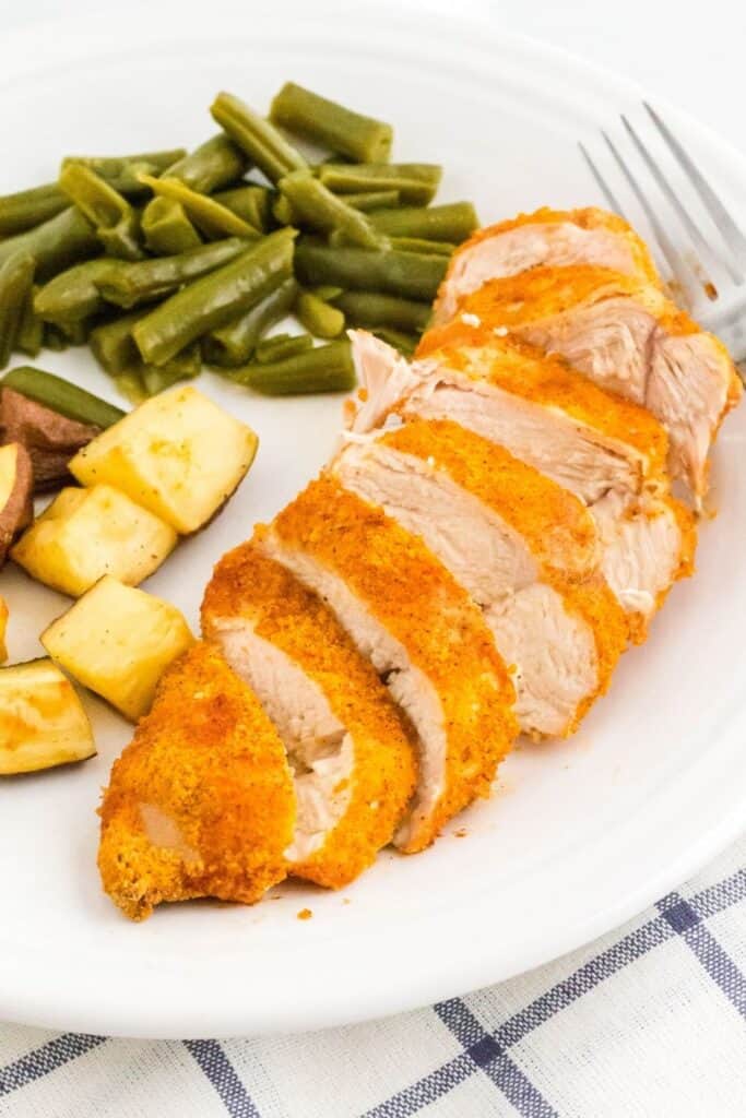 Easy Air Fryer Shake and Bake Chicken Margin Making Mom®