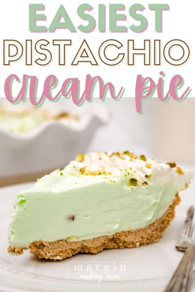 Easy No Bake Pistachio Cream Pie Margin Making Mom®