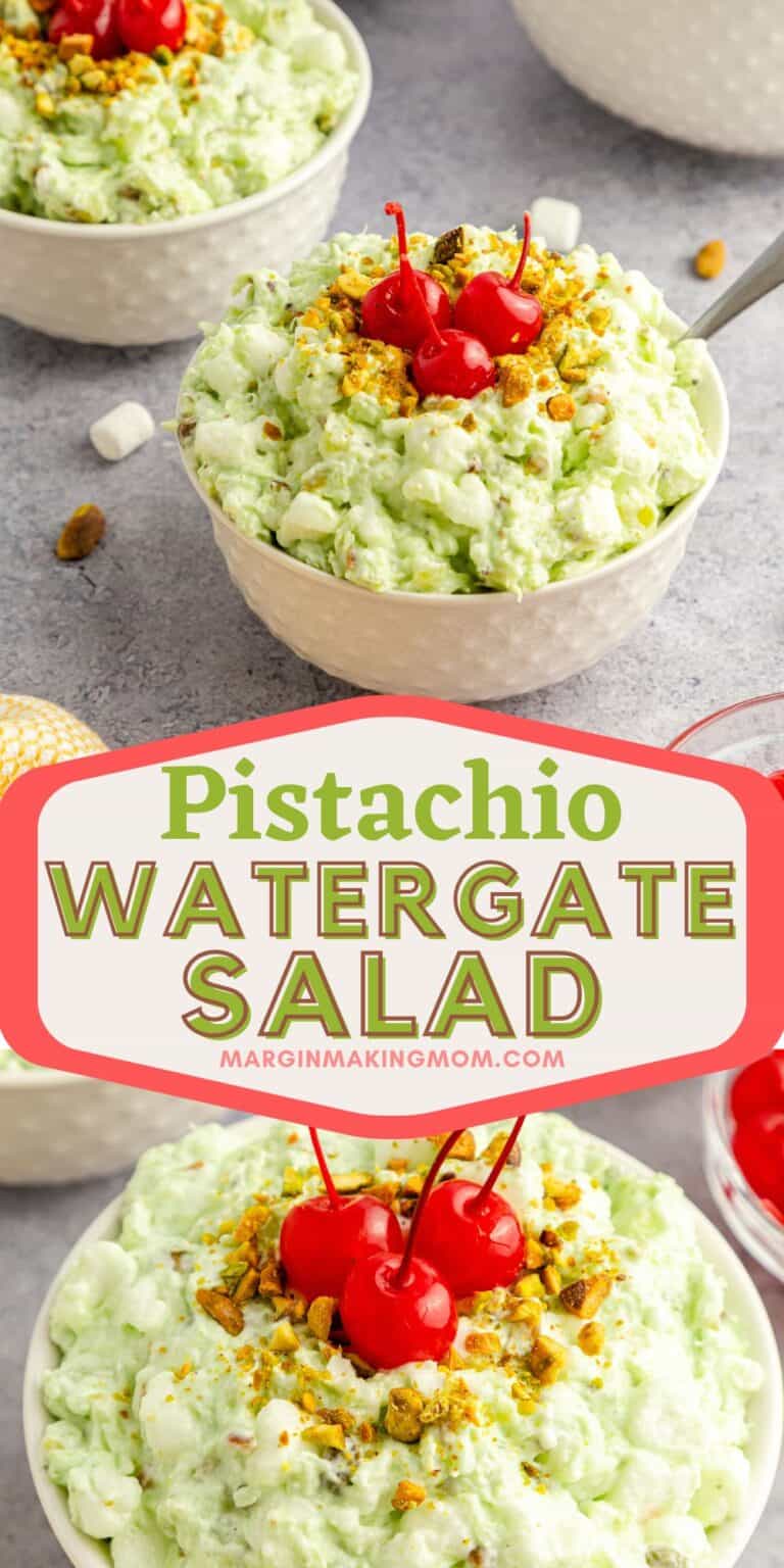 Easy Pistachio Fluff Recipe (Watergate Salad) - Margin Making Mom®