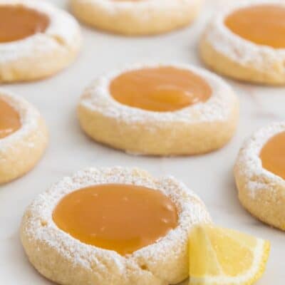 Easy Lemon Curd Cookies