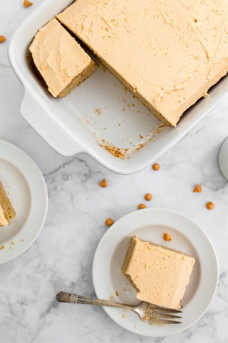 Easy OldFashioned Butterscotch Cake Margin Making Mom®