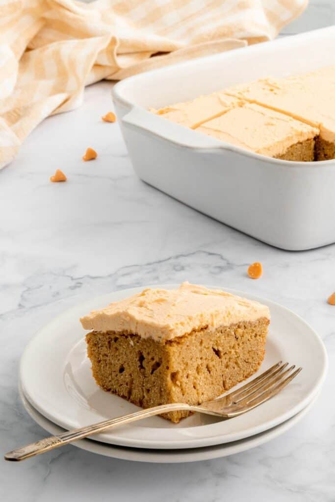 Easy OldFashioned Butterscotch Cake Margin Making Mom®