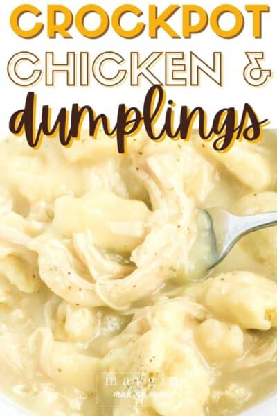 Easy Crock Pot Chicken and Dumplings - Margin Making Mom®