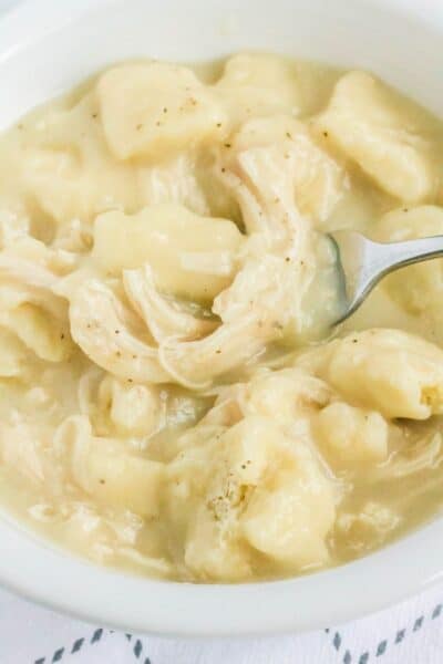 Easy Crock Pot Chicken and Dumplings - Margin Making Mom®