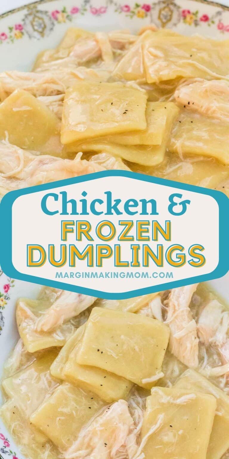 Easy Chicken and Dumplings Recipe with Frozen Dumplings - Margin Making ...