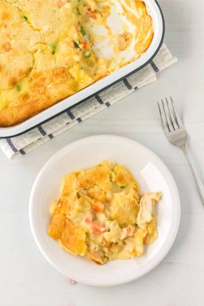 Deliciously Easy Chicken Cobbler Casserole Recipe Margin Making Mom®