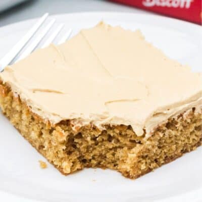 Easy Biscoff Cake with Cookie Butter Frosting