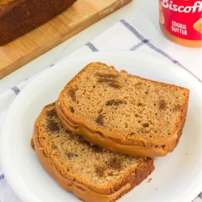 Easy Lotus Biscoff Loaf Cake (From a Mix)