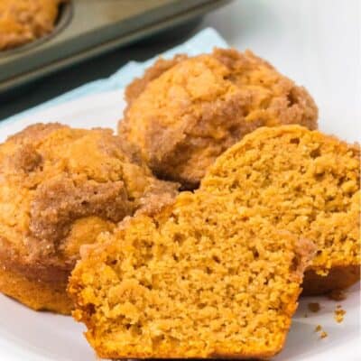 Easy Sweet Potato Bisquick Muffins with Streusel Topping