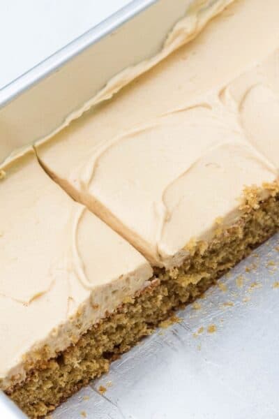 Easy Biscoff Cake with Cookie Butter Frosting - Margin Making Mom®