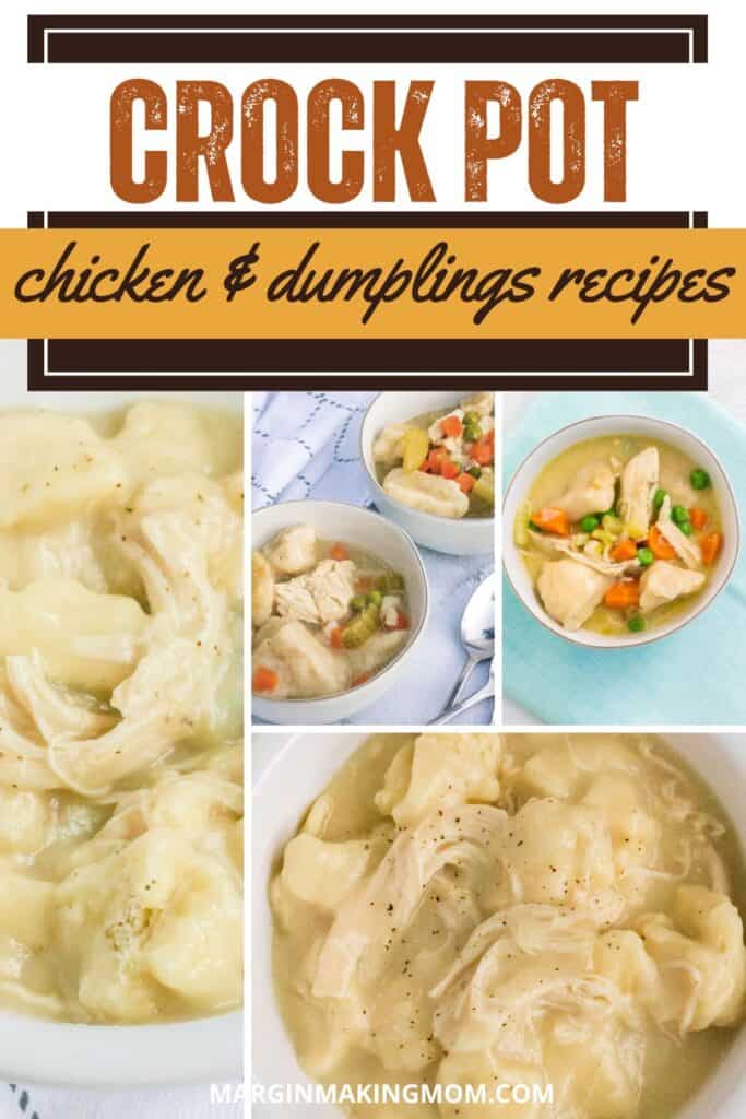 20 Best Recipes for Chicken and Dumplings - Margin Making Mom®