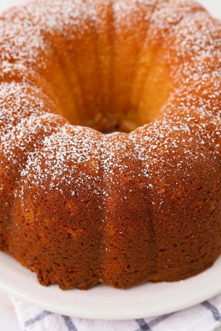 Easy Cream Cheese Pound Cake Using a Cake Mix - Margin Making Mom®