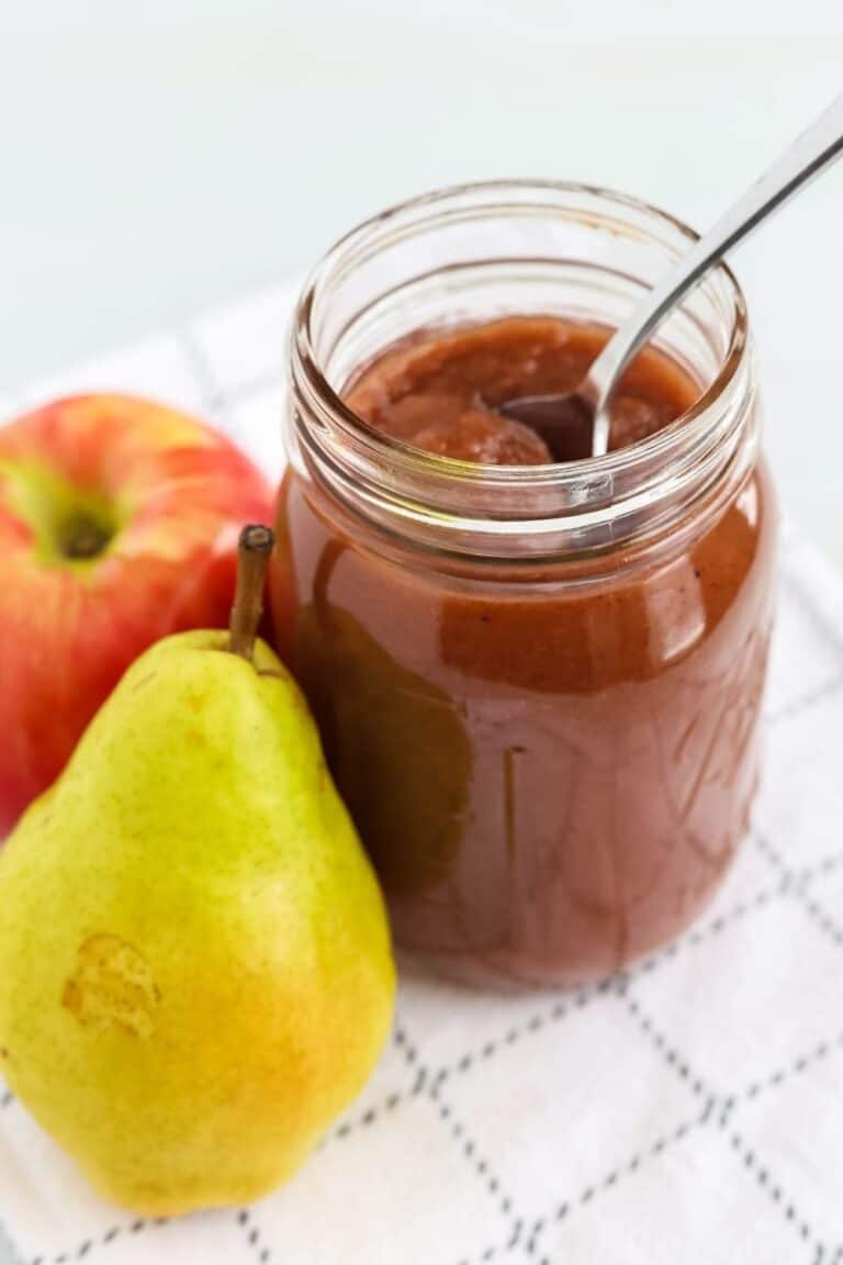 Easy Apple Pear Butter (Stove Top, Crock Pot, or Instant Pot)